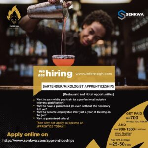Bartender aprenticeship
