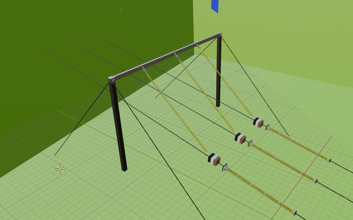 3D DESIGN OF ZIPLINE BREAKING SYSTEM FOR MULCH COMPANY